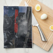 Linge De Cuisine Christmas Train in the snow (Quart Plié)