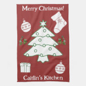 Linge De Cuisine Christmas Tree (Vertical)