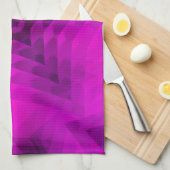 Linge De Cuisine Christmas Tree Silhouette & Purple Star Gradient (Quart Plié)