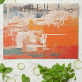 Linge De Cuisine Chromatic Crossroads Abstract Digital Painting (Plié)