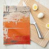 Linge De Cuisine Chromatic Crossroads Abstract Digital Painting (Quart Plié)