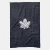 Linge De Cuisine Chrome Comme Maple Leaf Fibres de carbone Impressi (Vertical)