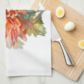 Linge De Cuisine Chrysanthème de la récolte d'or (Quart Plié)