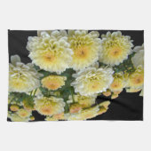 Linge De Cuisine Chrysanthèmes citron meringue (Horizontal)