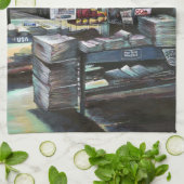 Linge De Cuisine Chrysocolia Morning, Carré de l'Union, New York (Plié)