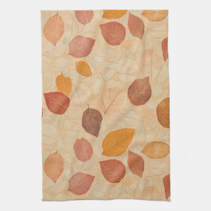 Linge De Cuisine Chuchotement d'automne - Feuilles d'automne aux to