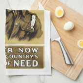 Linge De Cuisine Chute (Quart Plié)