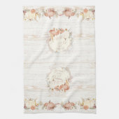 Linge De Cuisine Chute Florale Citrouille Champignons Donner Merci  (Vertical)