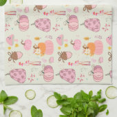 Linge De Cuisine Chute rose (Plié)