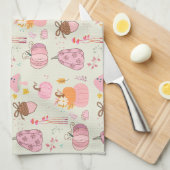 Linge De Cuisine Chute rose (Quart Plié)