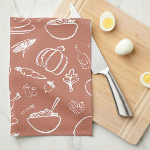 Linge De Cuisine Chute rustique mignonne Automne Thanksgiving Harve