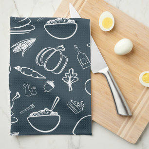 Linge De Cuisine Chute rustique mignonne Automne Thanksgiving Harve