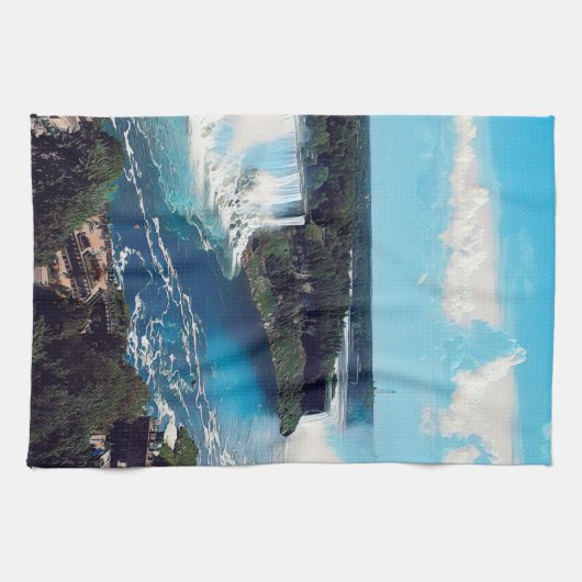 Linge De Cuisine CHUTES NIAGARA - voir (Horizontal)