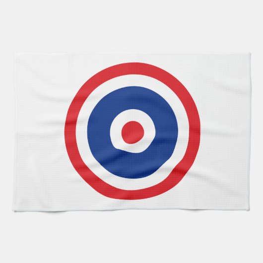 Linge De Cuisine Cible du drapeau thaïlandais (Horizontal)