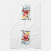 Linge De Cuisine Cider Sangria Cocktail Recette Fête Noël (Vertical)