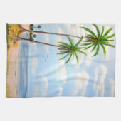 Linge De Cuisine Ciel bleu tropical (Horizontal)