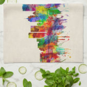 Linge De Cuisine Ciel de Milwaukee dans le Wisconsin (Plié)