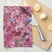 Linge De Cuisine Ciel Rose de Cerisier Sakura (Quart Plié)