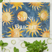 Linge De Cuisine Ciel Soleil Brille Clair (Plié)