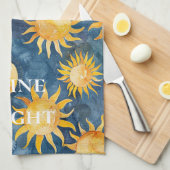 Linge De Cuisine Ciel Soleil Brille Clair (Quart Plié)