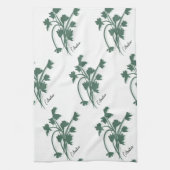 Linge De Cuisine Cilantro Herb Garden Coriander Motif (Vertical)