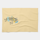 Linge De Cuisine Cindy Bear tenant le parasol (Horizontal)