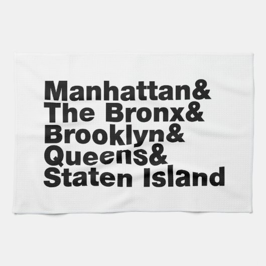 Linge De Cuisine Cinq Boroughs ~ New York (Horizontal)