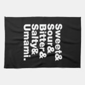 Linge De Cuisine Cinq saveurs de base (Horizontal)