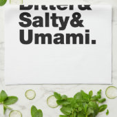 Linge De Cuisine Cinq saveurs de base (Plié)