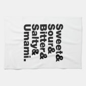 Linge De Cuisine Cinq saveurs de base (Horizontal)