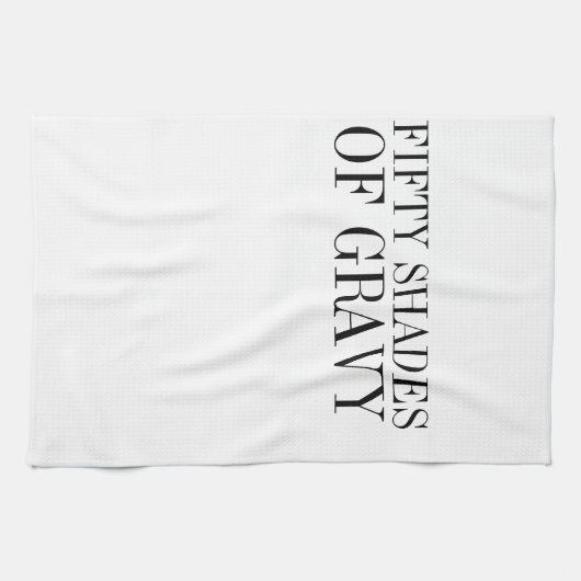Linge De Cuisine Cinquante nuances de Chemise Gravy (Horizontal)