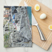 Linge De Cuisine Cinque Terre, Italie (Quart Plié)