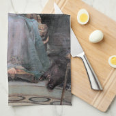 Linge De Cuisine Circe Offrant la Coupe à Odysseus, Waterhouse (Quart Plié)