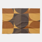 Linge De Cuisine Circles Brown (Horizontal)