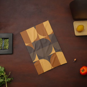 Linge De Cuisine Circles Brown