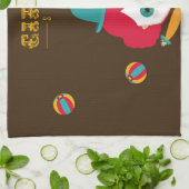 Linge De Cuisine circus design (Plié)