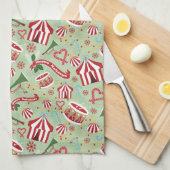 Linge De Cuisine Cirque de Noël (Quart Plié)