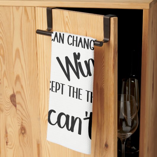 Linge De Cuisine Citation Café ou Vin (Pliage en tiers)