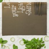 Linge De Cuisine Citation chrétienne inspirée de la Bible (Plié)