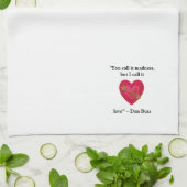 Linge De Cuisine Citation d'amour fantaisiste (Plié)