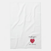 Linge De Cuisine Citation d'amour fantaisiste (Vertical)