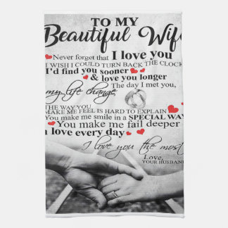 Linge De Cuisine Citation D'Amour Pour La Femme | Cadeau Couples co