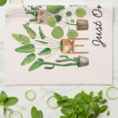 Linge De Cuisine Citation d'aquarelle de la maison (Plié)