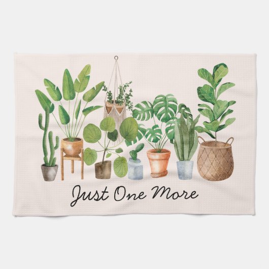 Linge De Cuisine Citation d'aquarelle de la maison (Horizontal)