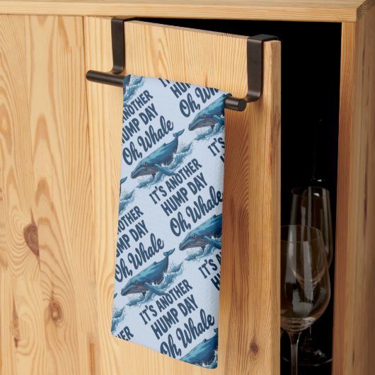 Linge De Cuisine Citation de baleine drôle "Oh Baleine" Conception (Pliage en tiers)