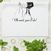 Linge De Cuisine Citation de chien fou (Plié)