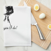 Linge De Cuisine Citation de chien fou (Quart Plié)