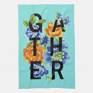 Linge De Cuisine Citation de collecte de fleurs