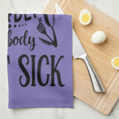 Linge De Cuisine Citation de cuisine comique (Quart Plié)