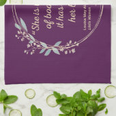 Linge De Cuisine Citation de Little Women II - Style mignon (Plié)